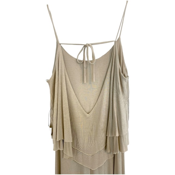 AKIRA | NWOT Open Back Layer Bust Maxi Dress *BLACK* S - Picture 15 of 16